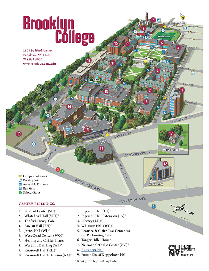 Brooklyn College Map